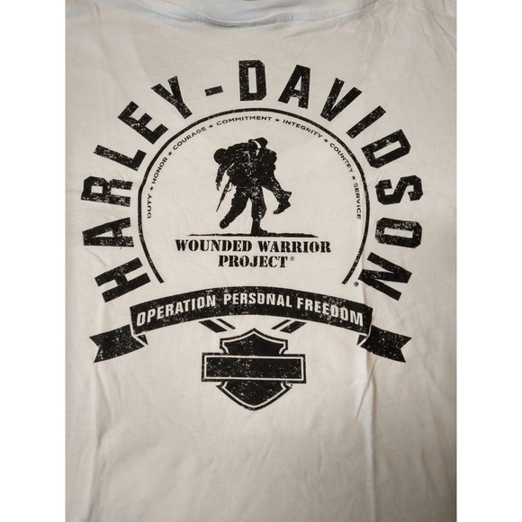 Harley-Davidson Wounded Warrior Project operation personal freedom shirt size XL - Picture 4 of 5